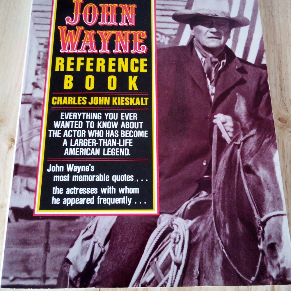 John Wayne Reference Book - Black and Yellow Cover